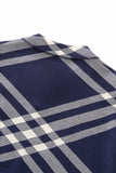 Paramount Lattice Knit Polo LS NAVY
