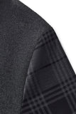 Dual-Layer Knit Fusion LS Sweater Shirt GREY