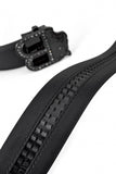 Flat Leather Auto BKL Belt – Blackout Ed. GUN/BLACK