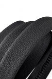 Pebbled Leather Lion Auto BKL Belt – Blackout Ed. BLACK/BLACK