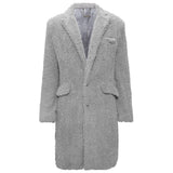 Teddy Comfort Long Coat GREY