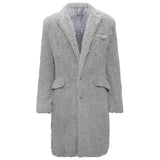 Teddy Comfort Long Coat + Daily Dose + Pure Style Pants  GREY/BLACK/RED