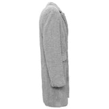 Teddy Comfort Long Coat + Daily Dose + Pure Style Pants  GREY/BLACK/RED