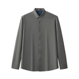 Velvet Core LS button up Shirt ARMY