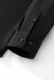 Velvet Core LS button up Shirt BLACK