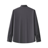 Velvet Core LS button up Shirt DARK GREY