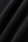 Lustre Knit LS Polo BLACK/BLACK