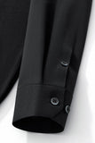 Lustre Knit LS Polo BLACK/BLACK