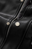 Prestige Varsity PU Jacket BLACK
