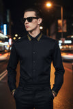 MEANDRO BORDERS Long Sleeve Shirt