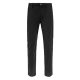 Imperial Stripe Knit Polo LS + Style Essential Pant  IVORY/BLACK