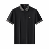Pattern Trim Performance Polo – El Baron BLACK