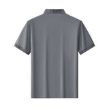 Pattern Trim Performance Polo – El Baron GREY