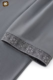 Pattern Trim Performance Polo – El Baron GREY