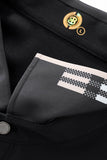 Signature Trim Performance Polo – El Baron BLACK