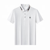 Signature Trim Performance Polo – El Baron WHITE