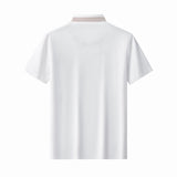 Signature Trim Performance Polo – El Baron WHITE