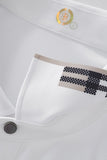 Signature Trim Performance Polo – El Baron WHITE