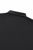 Perforated Collar Performance Polo – El Baron BLACK/GOLD