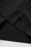 Perforated Collar Performance Polo – El Baron BLACK/SILVER