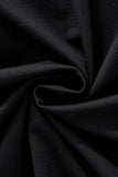 Perforated Collar Performance Polo – El Baron BLACK/SILVER