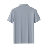 Perforated Collar Performance Polo – El Baron GREY/SILVER