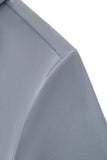 Perforated Collar Performance Polo – El Baron GREY/SILVER