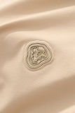 Perforated Collar Performance Polo – El Baron KHAKI/GOLD