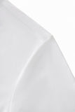 Perforated Collar Performance Polo – El Baron WHITE/SILVER
