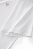 Perforated Collar Performance Polo – El Baron WHITE/SILVER