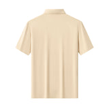 Embossed Placket Performance Polo – El Baron KHAKI