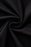 Textured Collar Performance Polo – El Baron BLACK