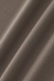 Textured Collar Performance Polo – El Baron KHAKI