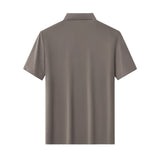 Textured Collar Performance Polo – El Baron KHAKI