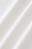 Textured Collar Performance Polo – El Baron WHITE
