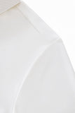 Textured Collar Performance Polo – El Baron WHITE