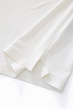 Textured Collar Performance Polo – El Baron WHITE