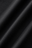 Zip Placket Performance Polo – El Baron BLACK
