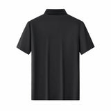 Zip Placket Performance Polo – El Baron BLACK
