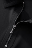 Zip Placket Performance Polo – El Baron BLACK