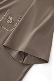 Contrast Trim Detail Polo – El Baron BROWN