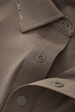 Contrast Trim Detail Polo – El Baron BROWN