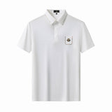 Contrast Trim Detail Polo – El Baron WHITE