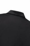 Stealth Zip Performance Polo – El Baron BLACK