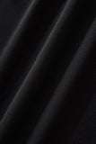 Stealth Zip Performance Polo – El Baron BLACK