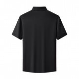 Stealth Zip Performance Polo – El Baron BLACK
