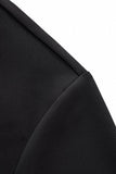 Stealth Zip Performance Polo – El Baron BLACK