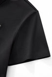 Stealth Zip Performance Polo – El Baron BLACK