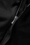 Stealth Zip Performance Polo – El Baron BLACK