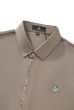 Stealth Zip Performance Polo – El Baron BROWN